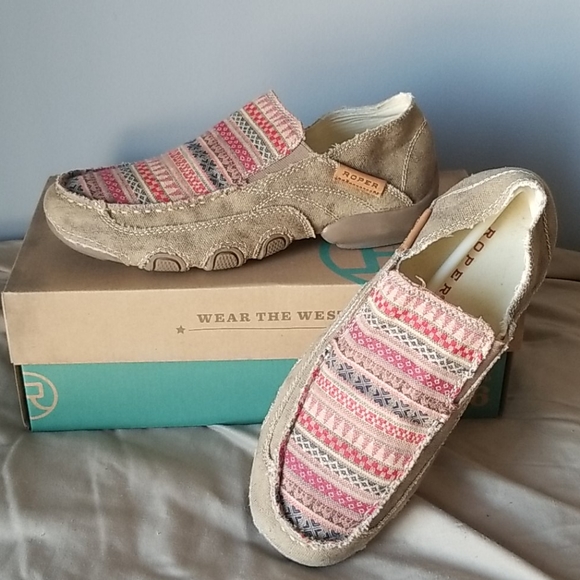 Roper Shoes - ROPER Brand Canvas Mocc shoe